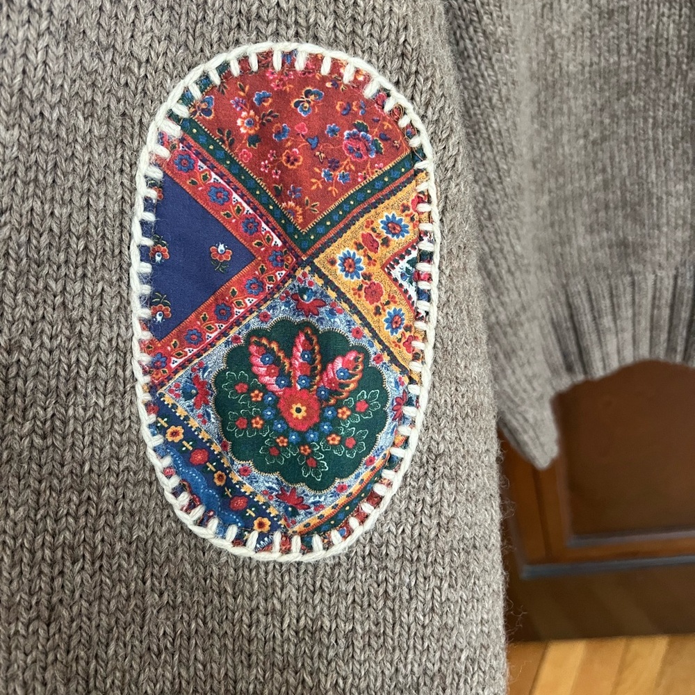 Christy Dawn Helga Cardigan in Pebble, size m - Picture 3 of 6